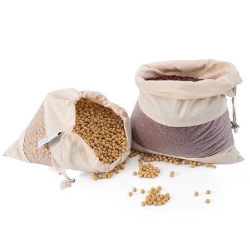 1Pc Transparent Stitching Bundle Pocket Canvas Rice Snack