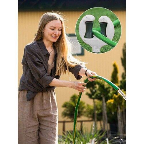 Garden Hose Guide Metal Pin Garden Water Pipe Rack Top