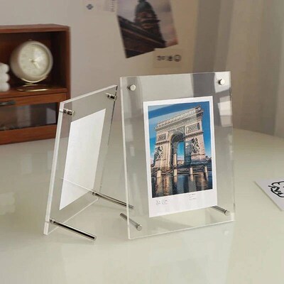 5-Inch 6-Inch 7-Inch Acrylic Frame With Double-Sided Transpa