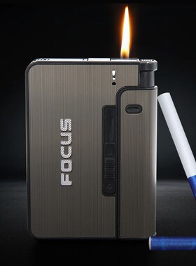 Portable Automatic Cigarette Case Metal Cigarette Boxes 10PC