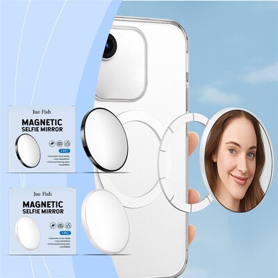 Jue Fish Magnetic Selfie Mirror - A portable, convex reflect