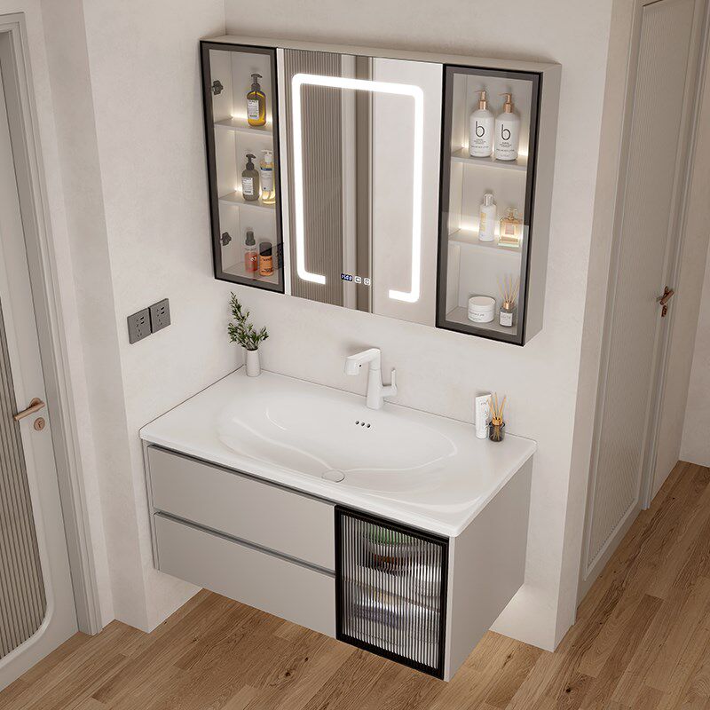 鸡蛋形陶瓷一体盆浴室柜智能卫生间洗漱台意式洗脸盆洗手盆柜,家装主材,浴室柜组合,淘宝优惠券,粉丝福利购,淘宝优惠卷