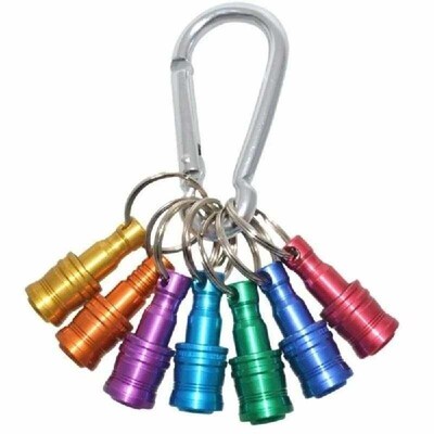 7 Colors 1/4in Shank Screwdriver Bits Holder Extension Bar