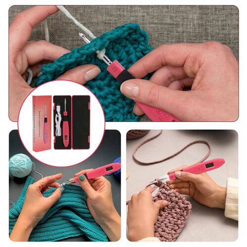 Automatic counting crochet kit, a DIY knitting tool suitable