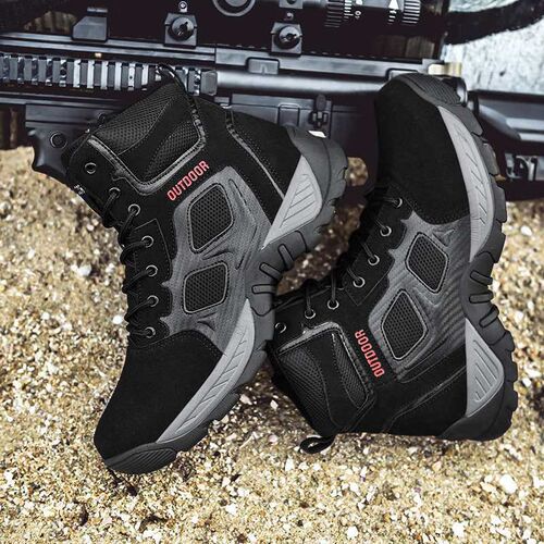 Outdoor Shoes High-top Hiking Boots Four Seasons Light Train