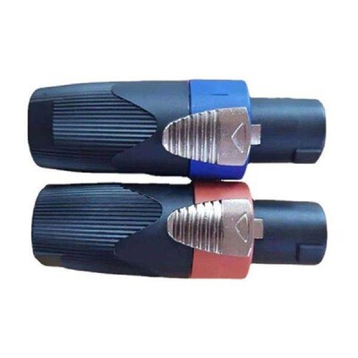 1~8PCS Speakon Cable Adapter Connectors 4 Pole Audio
