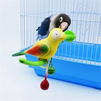 Parrot Perch Birdcage Accessories Perches Stand Plastic