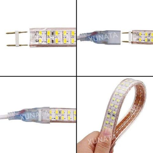 220V 110V 5730 LED Light Strip 240LEDs/M Double Row LED