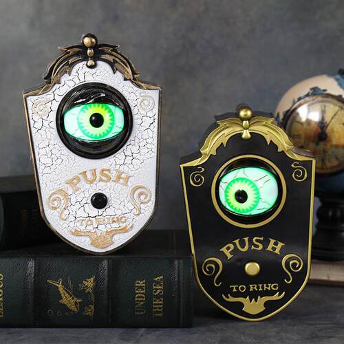 One-eyed doorbell decorative ED electric light-up sounding e