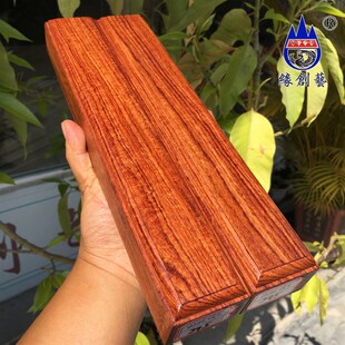 红木镇尺缅甸红酸枝文房办公镇压纸一物一图实木料檀木镇堂木醒木