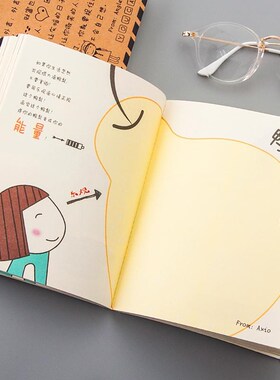 彩页插画笔记本 可爱复古手绘日记本 韩国小清新文艺创意文具本子