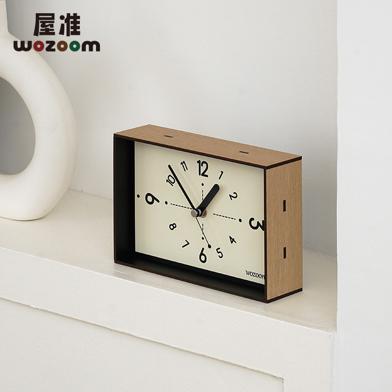 WOZOOM屋准艺术创意客厅桌面时钟摆件复古家居摆台式座钟表装饰品,家居饰品,装饰摆件,淘宝优惠券,粉丝福利购,淘宝优惠卷