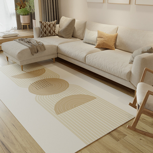 日系地垫客厅防水防滑pvc免洗可擦洗大面积皮革茶几毯垫子地板垫
