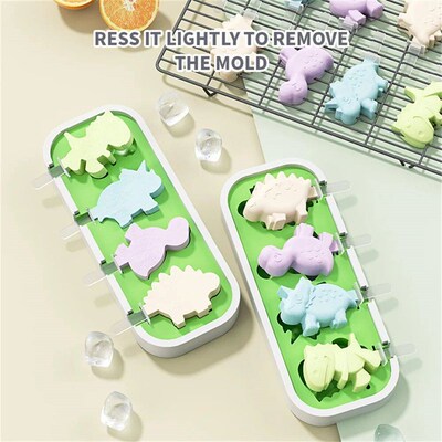 Silicone Ice Cream Mold With Lid And s DIY Popsicle Mould Di
