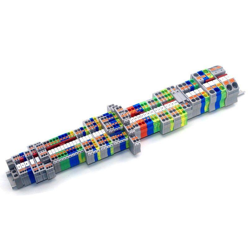 直插式快速接线端子PT1.5S-TWIN免工具直通式一进二出接线端子排,电子/电工,接线端子,淘宝优惠券,粉丝福利购,淘宝优惠卷