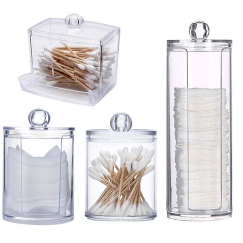Remover Box Makeup Storage Organizer Cotton Swab Storage Bam