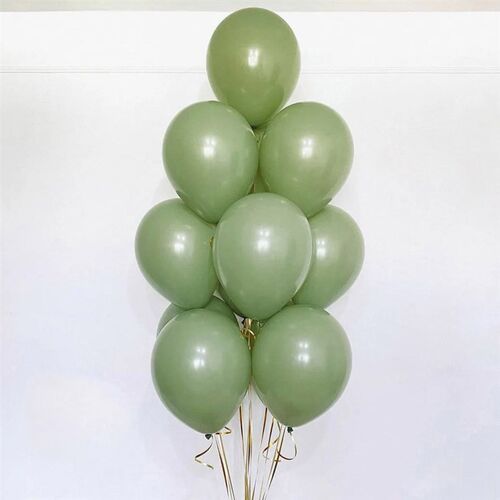 40pcs 10inch Avocado Green Skin Color Latex Balloons Baby Sh