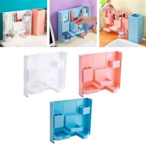 Cute Foldable Pen Organizer Desktop Organizer Stand Case