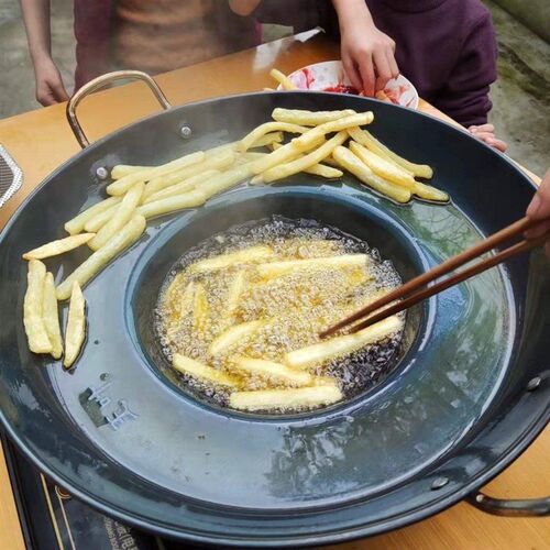 Guizhou cautery pot fried potato pot side of the pot of pota