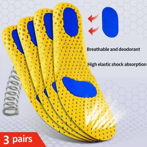 3Pair Memory Foam Orthopedic Inole for Feet Shoe Sole Pad Me