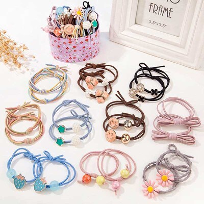 Childrens Rubber Band Does Not Hurt Hair Girls Headband Ba