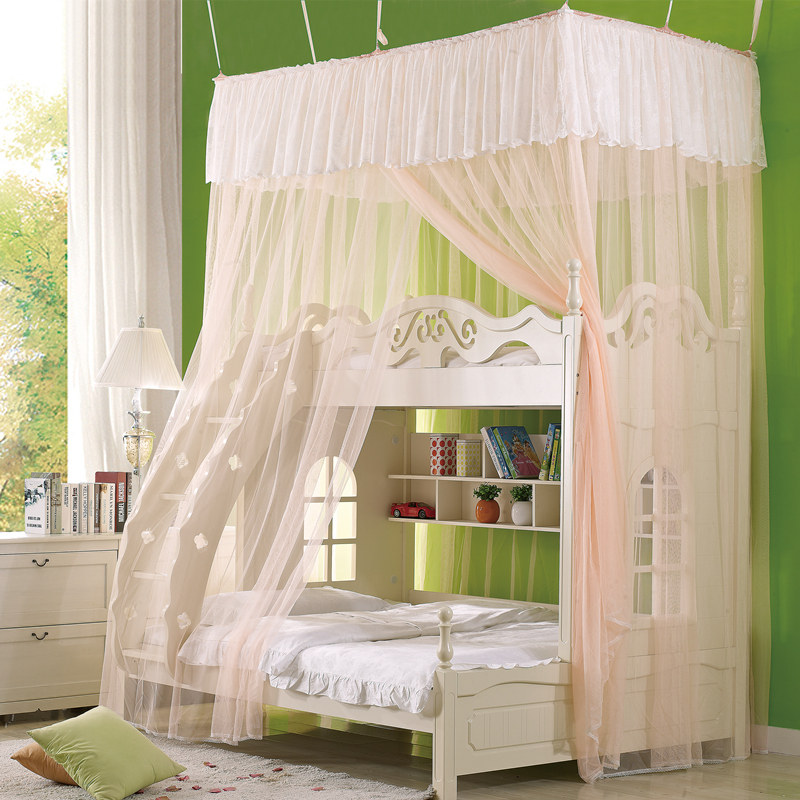 儿童高低子母床吊帐蚊帐 上下吊顶1.5m1.8m落地学生公主宿舍蚊帐,床上用品,蚊帐,淘宝优惠券,粉丝福利购,淘宝优惠卷