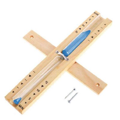 Wooden Sauna Hourglass Wall Mounted Rotating 15mins Sandgla