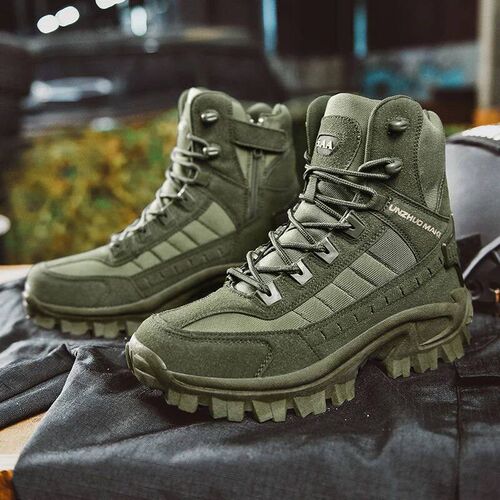 Fujeak 2023 Men Military Tactical Boots Autumn Winter Waterp