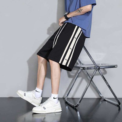 Summer New Arrival Shorts Mens Pull Rope Micro-elastic Loos