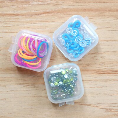 Storage Box Mini Translucent Plastic Box Packing Box Storage