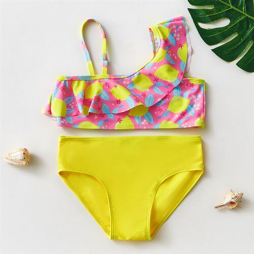 2~10Year Toddler Baby Girl Swimsuit Kids Swimwear High quali