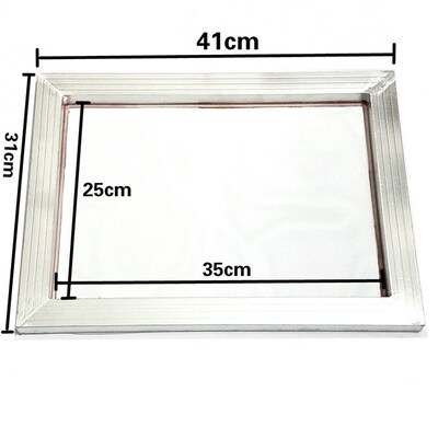 1Pc A3 Screen Printing Aluminium Frame Stretched And White 4