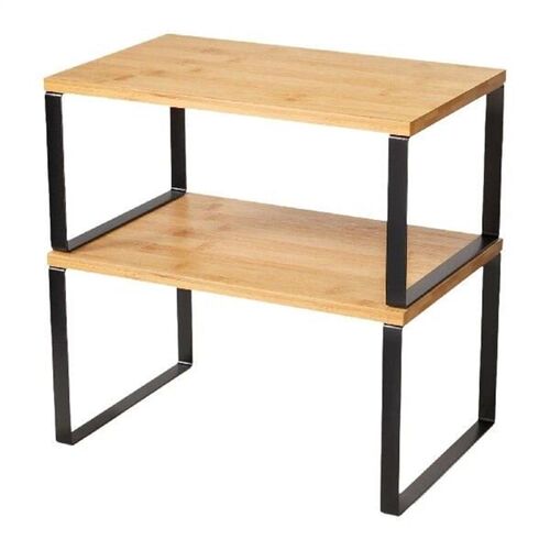 Kitchen Organizer Wood and Metal Stand Easy to Assemble 2