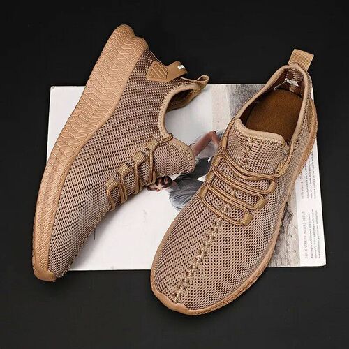 Breathable Mesh Men Shoes rendy Lightweight Walking Flats Pl