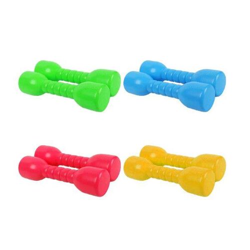 Hot Sale 2 PCS Children Dumbell Outdoor Plastic Fitness