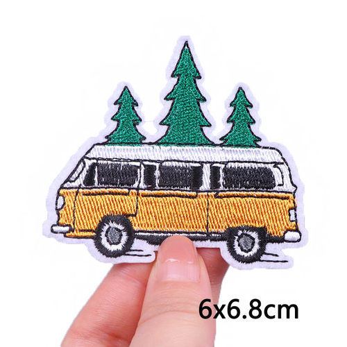 Outdoor Iron On Patches For Clothes Camp Embroidered Patches