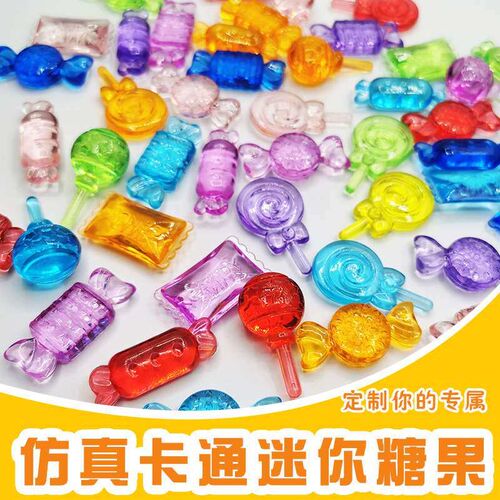 Mixed Color Video Game City Grab Machine Decorative Beads Ac