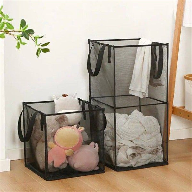 Laundry Basket Large Capacity Square Foldable Laundry Bag图片