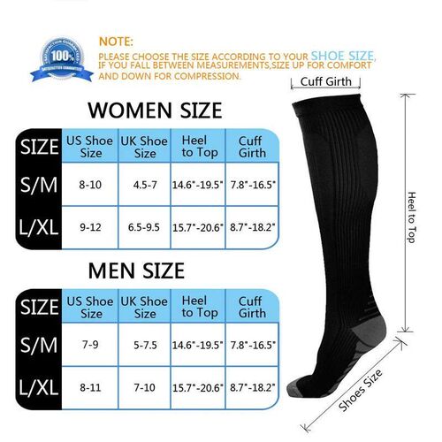 Compression Socks Men Women Varicose Veins Medical Golf Tube