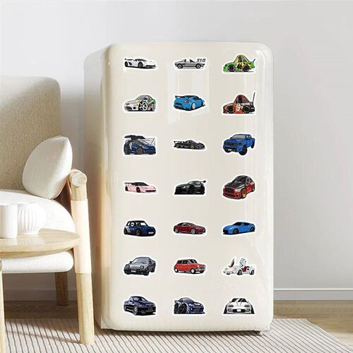 50/100 Pcs Retrofit Racing Car Graffiti ers Laptop Guitar Lu