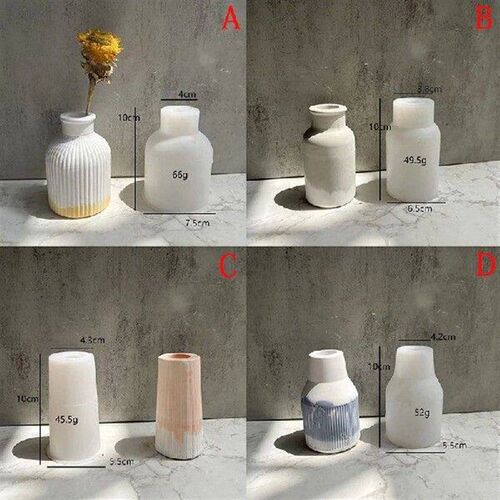 Home Crafts Planter Vases Silicone Molds for DIY Epoxy