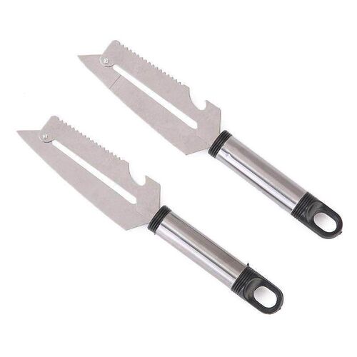 Multifunctional Stainless Steel Kitchen Peeler - Fruit and V