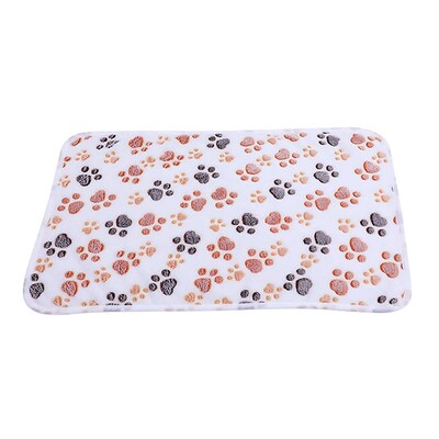 For Dogs Soft Mat Pet Cats Print Pet Fleece Blanket Blankets