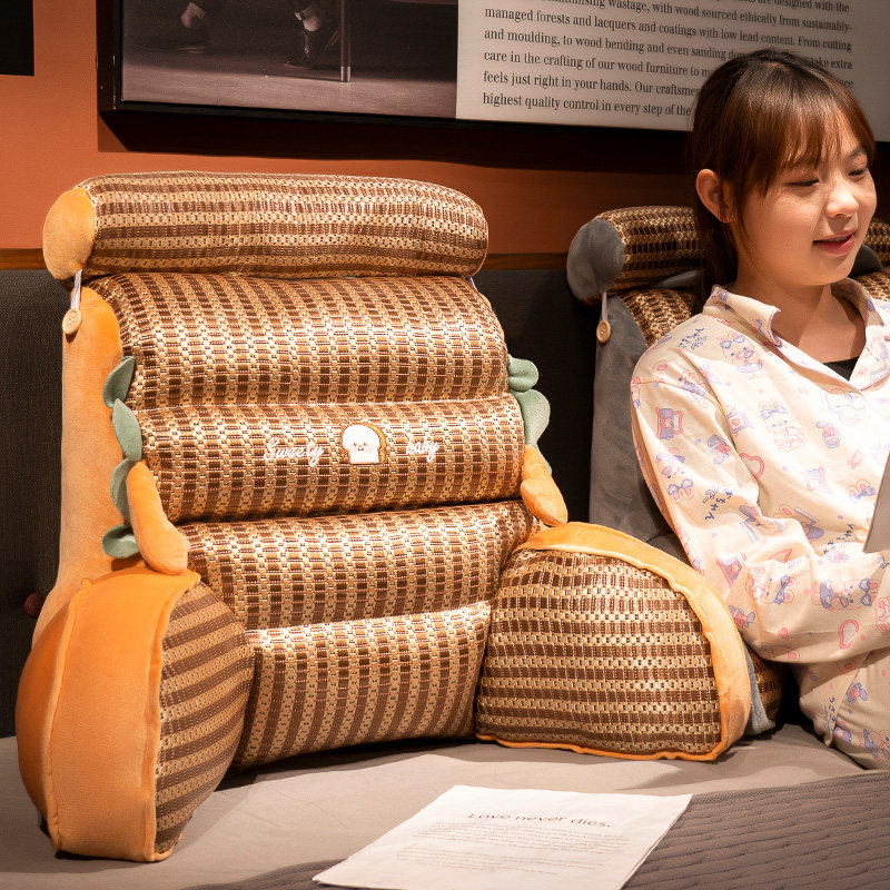 凉席床头软包靠垫沙发抱枕躺床上靠枕靠背垫宿舍儿童看书护腰枕头,居家布艺,床头靠垫,淘宝优惠券,粉丝福利购,淘宝优惠卷