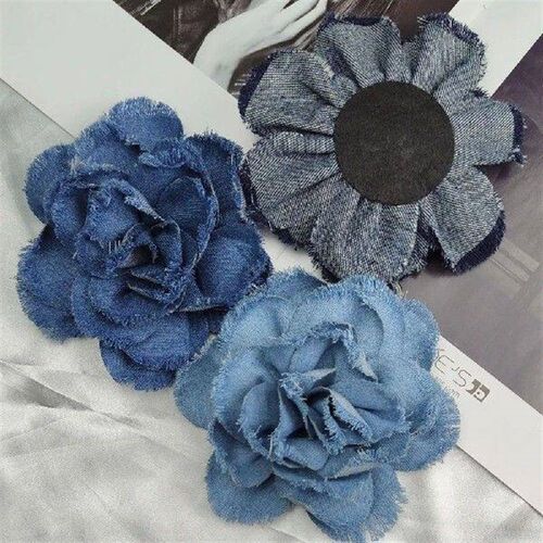 Cowboy Camellia Patch DIY Wedding Dress Clothing