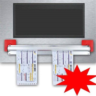 Wall Mounting Paper Clip Bill Menu Clamp Rod Kitchen Hotel