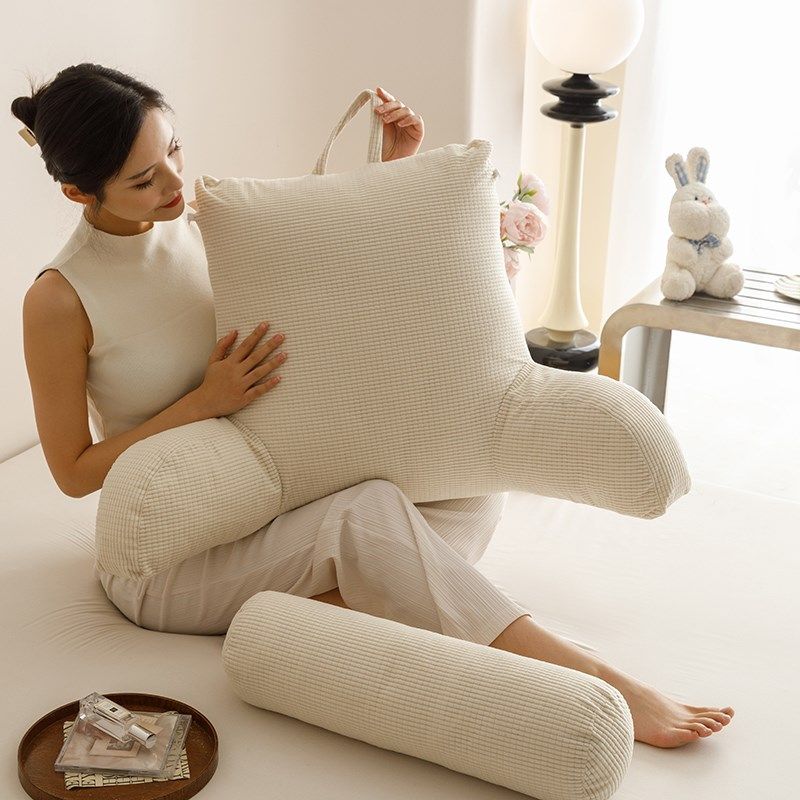 床头软包大靠背垫床上靠枕护颈靠垫抱枕宿舍学生沙发护腰枕头喂奶,居家布艺,床头靠垫,淘宝优惠券,粉丝福利购,淘宝优惠卷