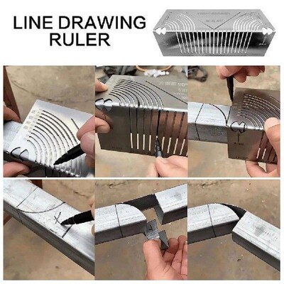 Parallel Line Drawing Tool Measuring Marking Bending All In