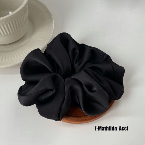 1 Pcs Satin Silk Solid Color Hair Ties Scrunchie Elastic