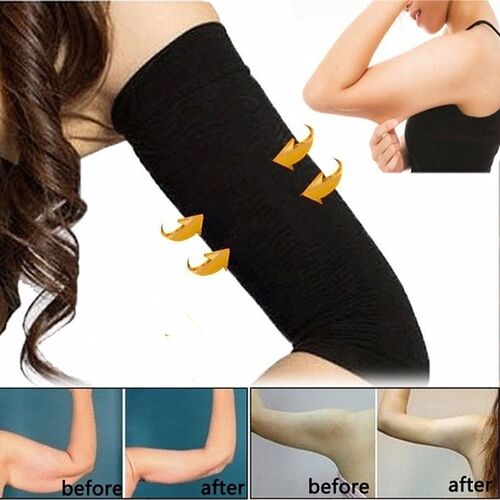 1Pair 420D Compression Slimming Arms Sleeves Workout Toning